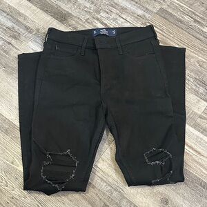 Hollister Black Ripped Skinny Jeans